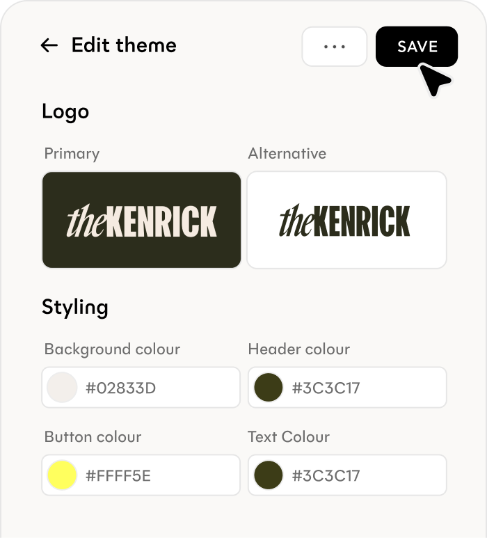 Configure your gift card store settings