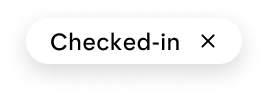 Checked in filter