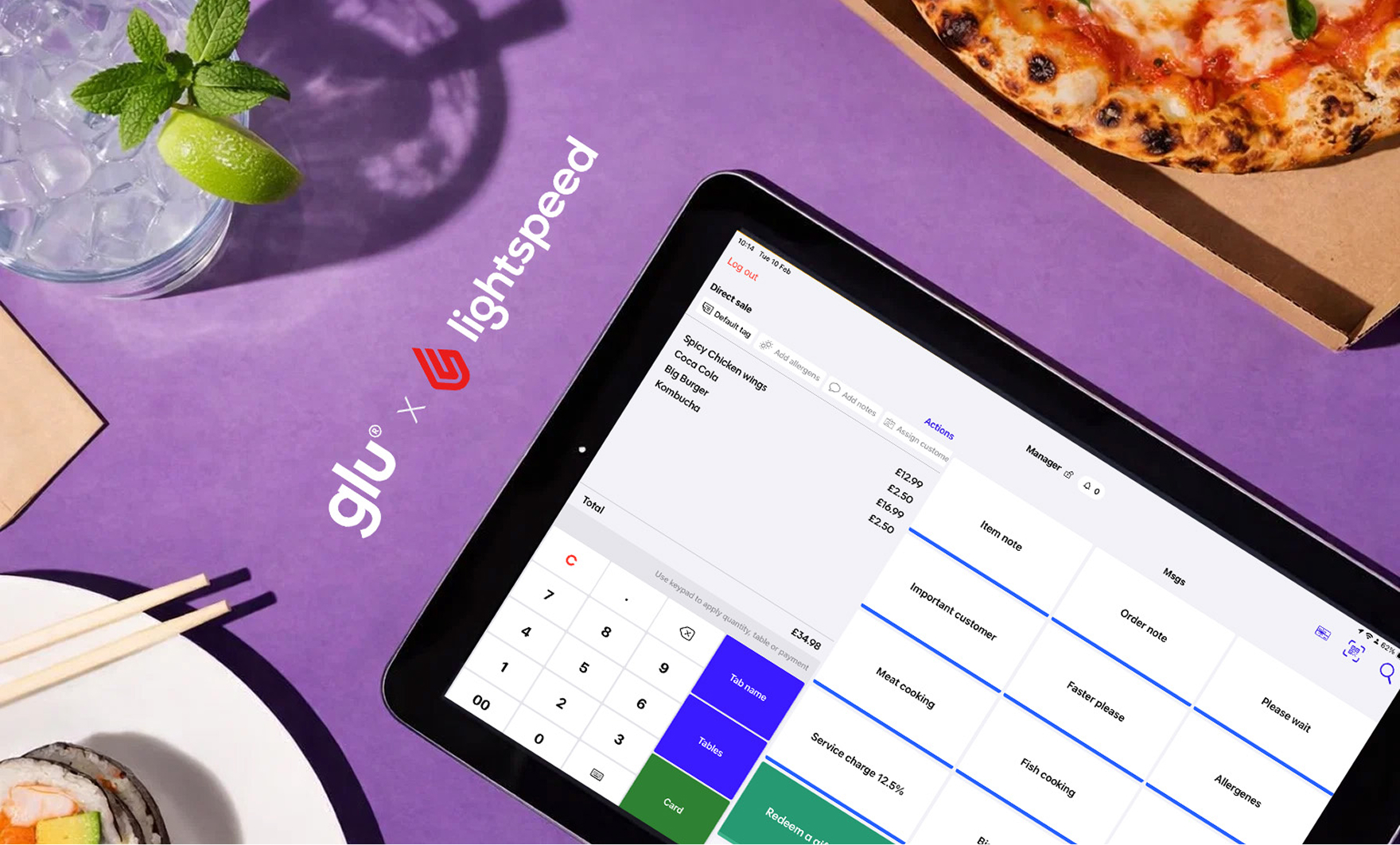 Redeem gift card credit within Lightspeed POS