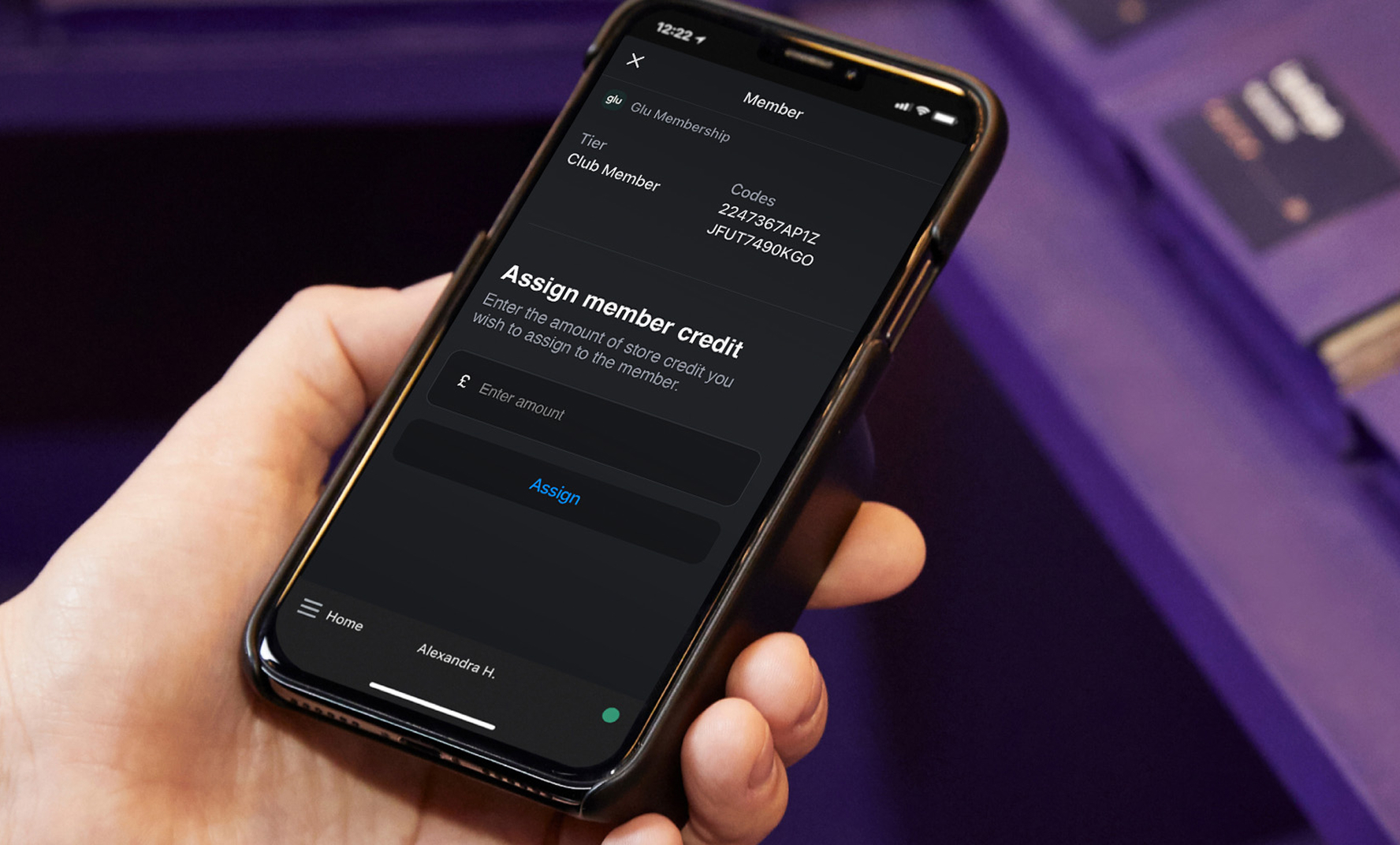 Update member credit within Shopify POS