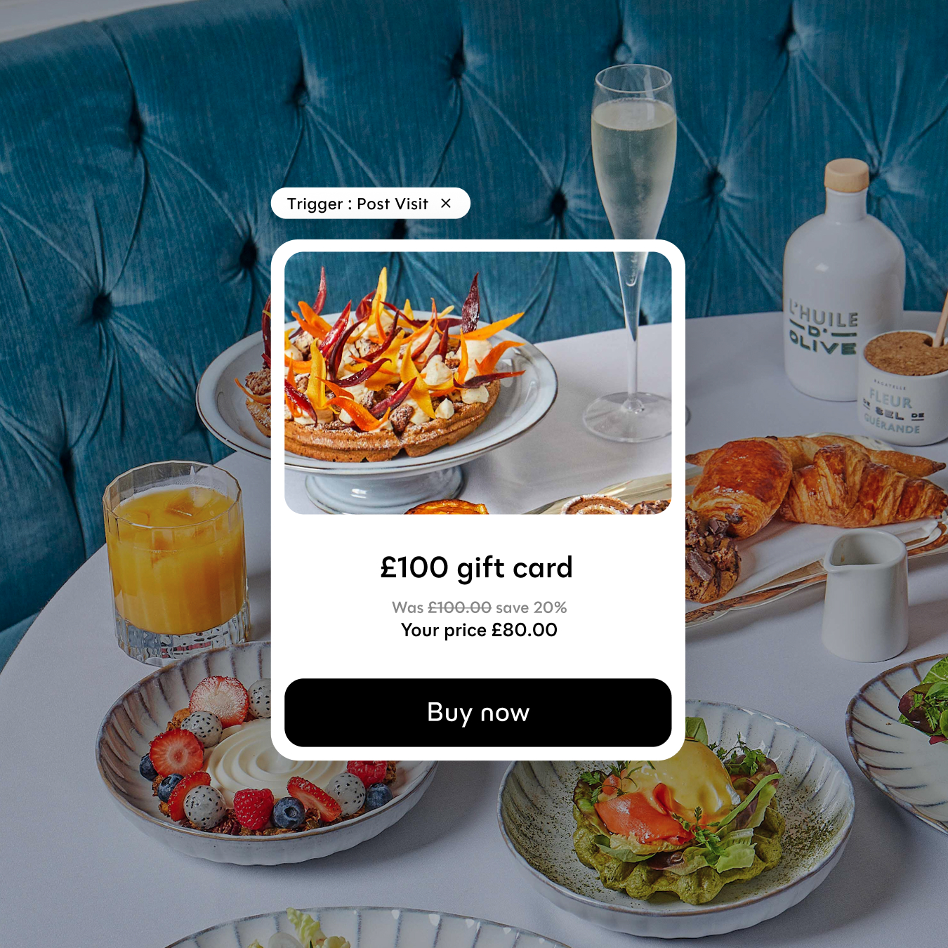 Restaurant gift vouchers