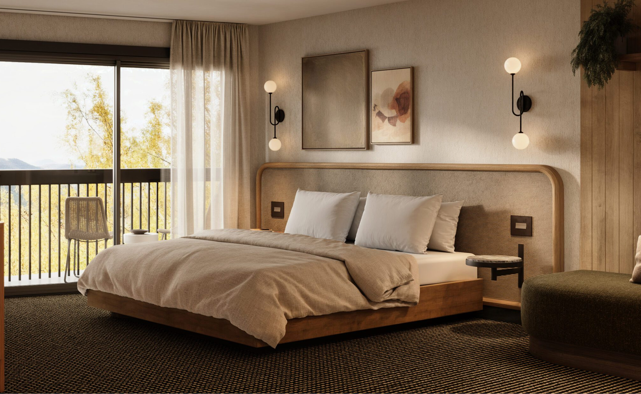 Hotel bed