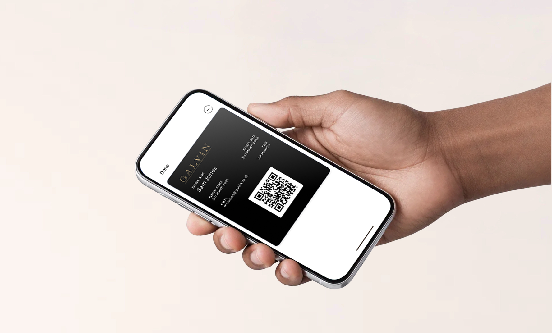 Galvin customer digital wallet