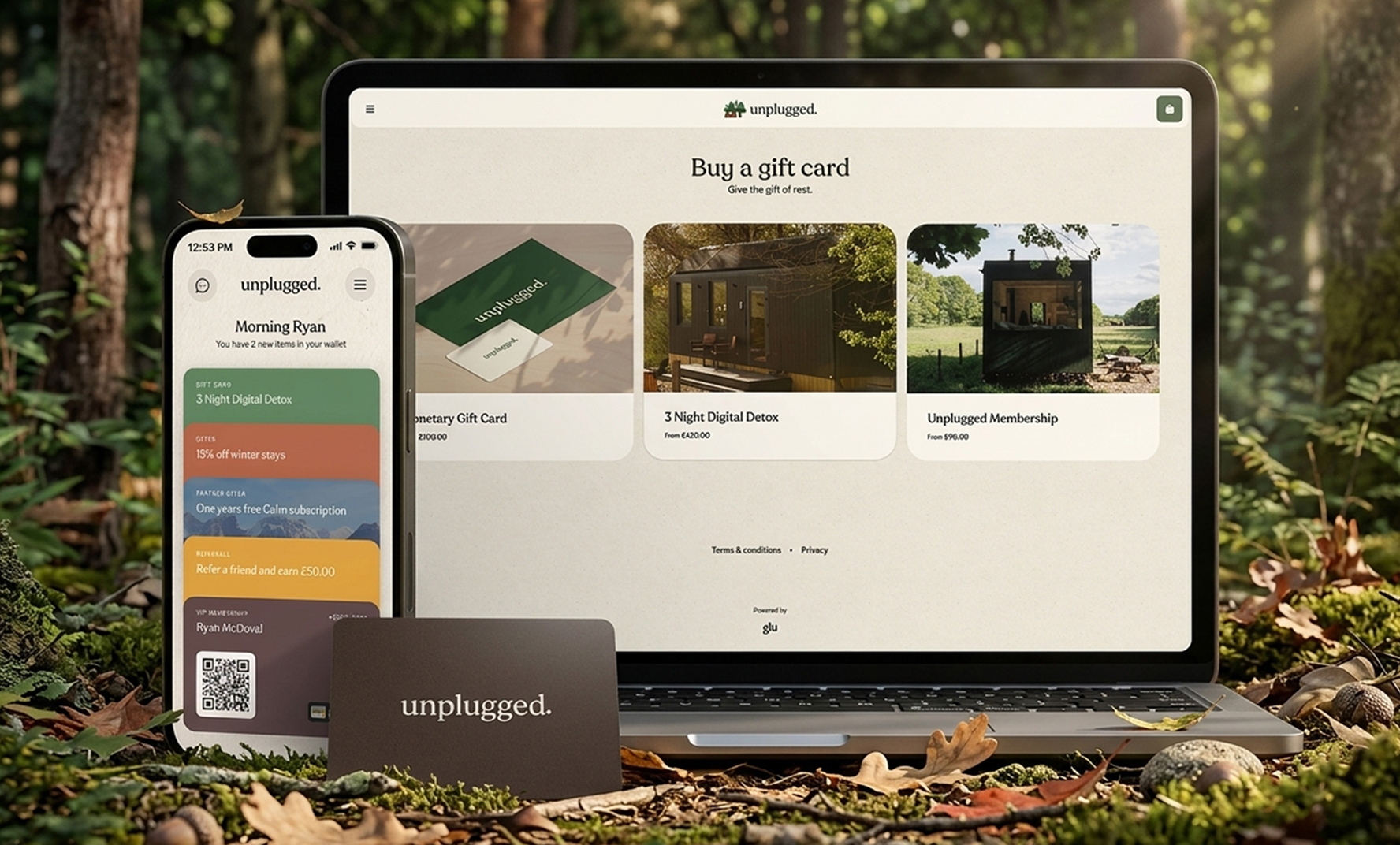 Branded gift card store